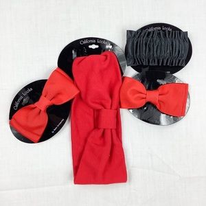 NWT vintage 80s 90s hair bows & accessories lot